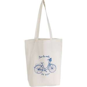 Product image Natural cotton bag with “Bicycle” decor