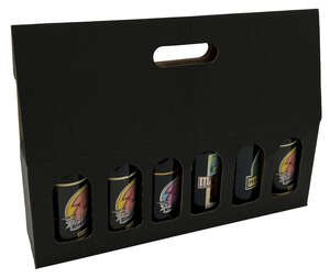 Product image Box 3 & 6 LONGNECK BLACK