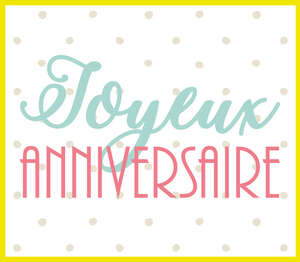 Product image “HAPPY BIRTHDAY” label