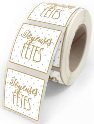 Product image “Happy Holidays” label