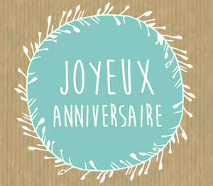 Product image Nature Label “Happy Birthday”