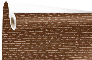 Product image Roll Gift paper pattern “OFFER CHOCOLATE