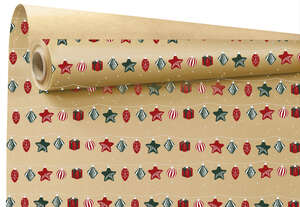 Product image Gift Wrap Roll “Parure” Kraft Vergé