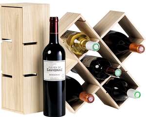 Product image Wooden box 1 bottle Bordeaux Burgundy Champagne