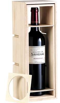 Product image Wooden box 1 bottle Bordeaux Burgundy Champagne