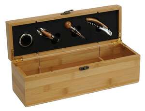 Product image Natural  wooden box 1 bottle + 4 accessories