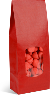 Product image SOS bottom bags with red laid kraft window