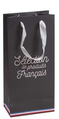 Product image Cardboard bag “Selection of French products” 2 bottles
