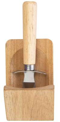 Product image Wooden oyster knife with holder 