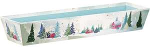 Product image Rectangular cardboard basket “Snowy Countryside” collection