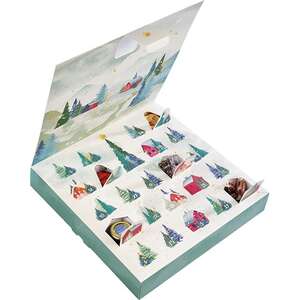 Product image Cardboard Box Advent Calendar “Snowy Countryside” Collection