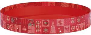 Product image Round Cardboard Basket “Festive Mosaic” Collection