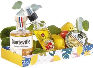 Product image Rectangle Cardboard Basket “Citrus Garden” Collection