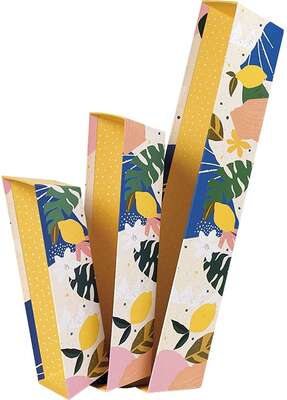 Product image Rectangle Cardboard Basket “Citrus Garden” Collection