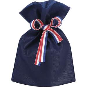 Product image Non-woven polypropylene bag “Navy Blue Tricolor Ribbon” Collection