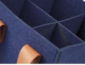 Product image Rectangle felt bag Indigo Collection