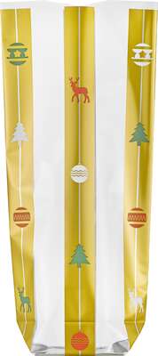 Product image 100 Metallic bags collection “Deck the Halls decorations