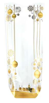Product image 100 Metallic Bags “Balls and Snowflakes” collection