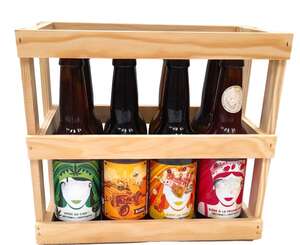 Product image  Wooden Box 8x33cl Long Neck