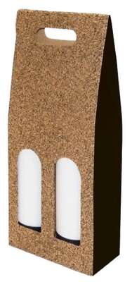 Product image Cork Bottles Cardboard Box with window for 2 and 3 bottles
