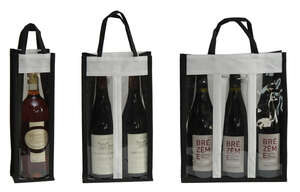 Product image Non-woven bottle's bag with window