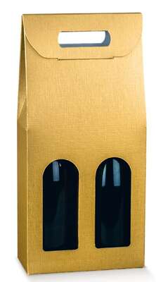 Product image Cardboard box Gold Collection 2 and 3 Champagne bottles