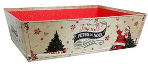 Product image Square Basket “Happy Christmas”