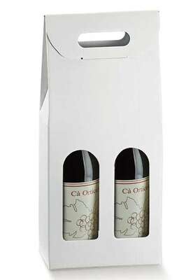 Product image Cardboard box of 2 bottles and 3 bottles “Economic White”