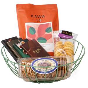 Product image Wild green round metal basket