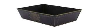 Product image Rectangle Basket Delicatessen Black Zinc Patinated