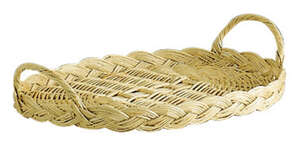 Product image White wicker tray
