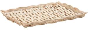 Product image Wicker and wood tray