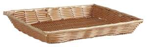 Product image Flat basket in synthetic rattan