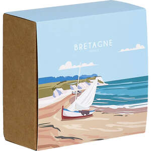 Product image Square Kraft Cardboard Box with "Brittany" Sleeve