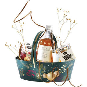 Product image Oval Cardboard Basket "Enchanted Nature"