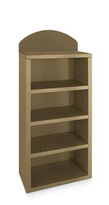 Product image cardboard shelf