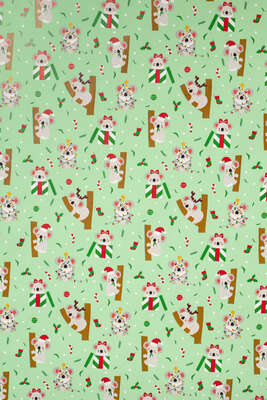 Product image Green Koalas Wrapping Paper Rolls