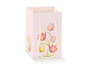 Product image Kraft paper bag with "Tulips" pattern