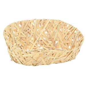 Product image Crazy wood presentation basket with white metal frame