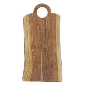 Product image Oiled acacia wood cutting board with hand groove.