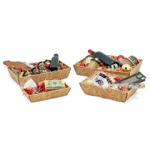 Product image Foldable cardboard basket, cork decoration
