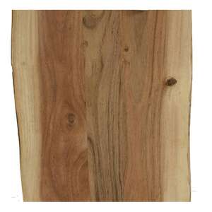 Product image Natural acacia cutting board with handle and cord.