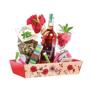 Product image Rectangular cardboard basket "COUNTRY AWAKENING"