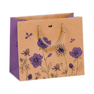 Product image EVEIL CHAMPETRE purple kraft paper bag