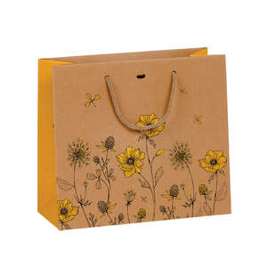 Product image Yellow kraft paper bag EVEIL CHAMPETRE