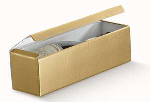 Product image Cardboard box for 1 bottle, gold