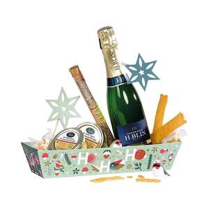 Product image Rectangular cardboard basket WINTER GARDEN