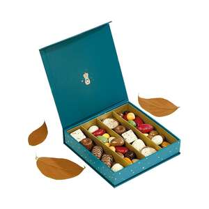 Product image Square cardboard box of magical Christmas chocolates