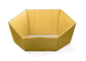 Product image Hexagonal basket "Fibra Oro"