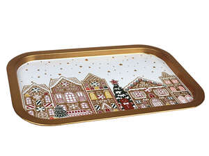 Product image "Golden Village" metal tray